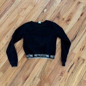 pretty litttle thing little black top size xs